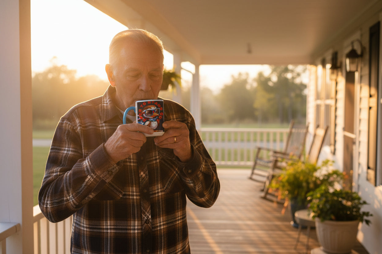 Born to Stand Out Two-Tone Coffee Mug — Sip Bold. Live Bolder.