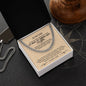 To My Dad Cuban Link Chain – Meaningful Gift for Father with Message Card