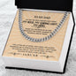 To My Dad Cuban Link Chain – Meaningful Gift for Father with Message Card