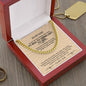 To My Dad Cuban Link Chain – Meaningful Gift for Father with Message Card