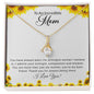 To An Incredible Mom | Alluring Beauty Ribbon Necklace