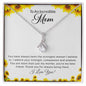 To An Incredible Mom | Alluring Beauty Ribbon Necklace