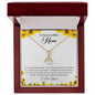 To An Incredible Mom | Alluring Beauty Ribbon Necklace